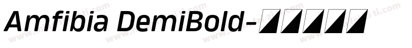 Amfibia DemiBold字体转换